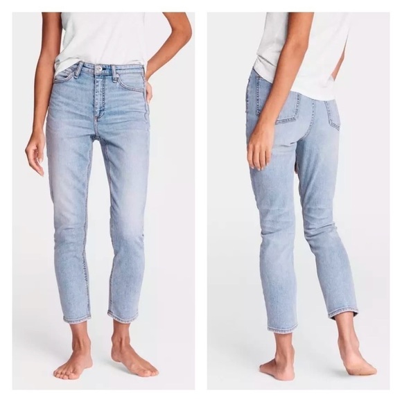 Rag & Bone Nina High-Rise Comfort Stretch Cigarette Jean in Lou 26 - Picture 1 of 11